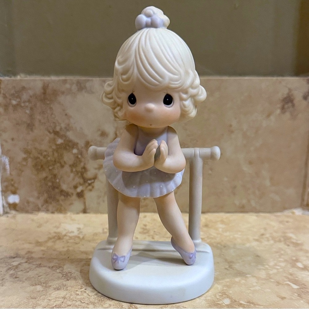 EUC Precious Moments “Lord Keep Me On My Toes” Ballerina Figurine (1985)